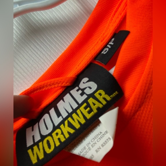 HOLMES Workwear High-Visibility Short Sleeve T-Shirt Small - Picture 3 of 6